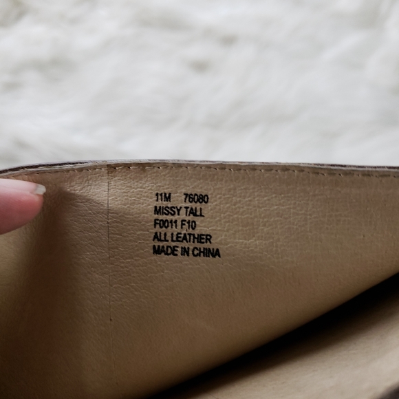 Frye Brown Missy Tall boots size 11M - Picture 4 of 7